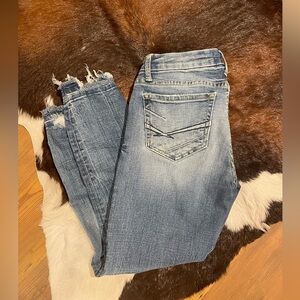 BKE Light Blue Ankle Jeans